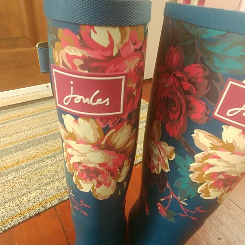 Joules Women's Rubber Rain Boots ~ Size US 6 - Picture 3 of 8